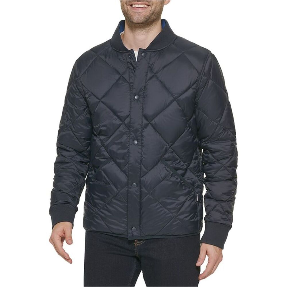 Calvin Klein Mens Reversible Quilted Jacket, NWT